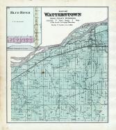 Watterstown Township, Blue River, Wisconsin River, Grant County 1877